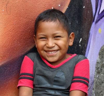 young boy in Guatemala