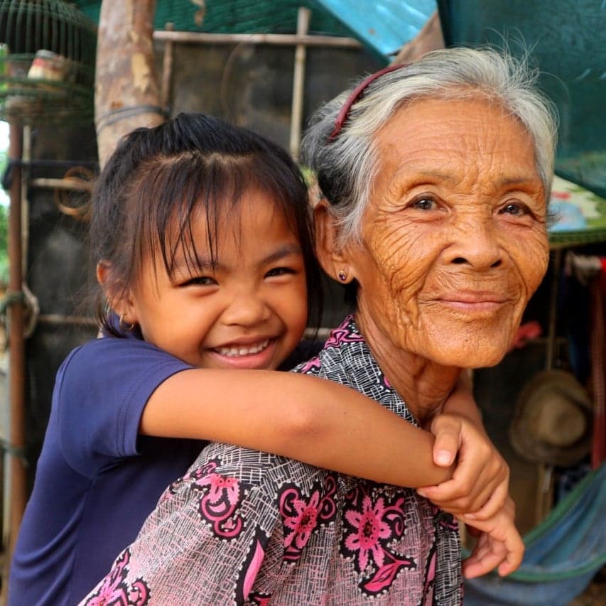 young girl in Cambodia foster care