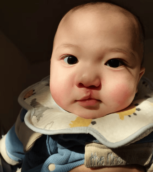 Baby Boy Looking into the Camera