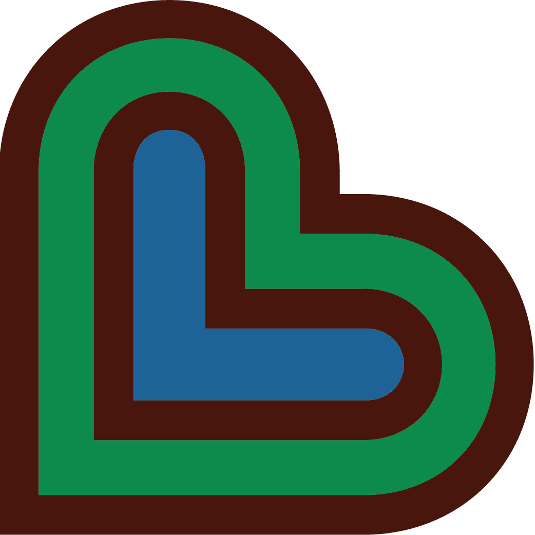 LWB green and blue heart logo