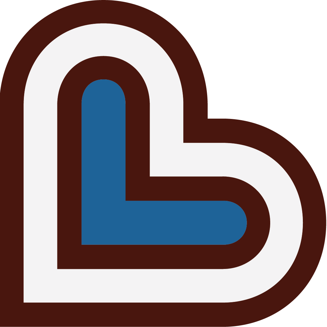 LWB blue and white hear icon